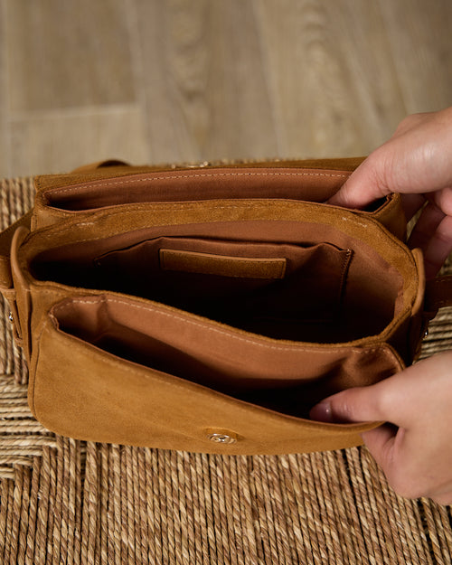 Sac bandoulière cuir - MISE AU GREEN - 7