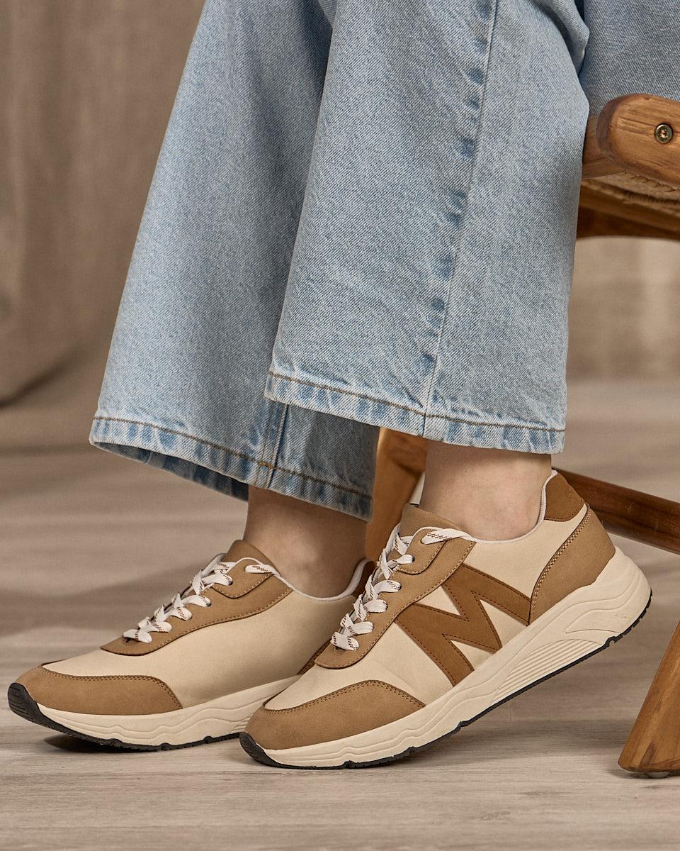 Baskets Chloé beige