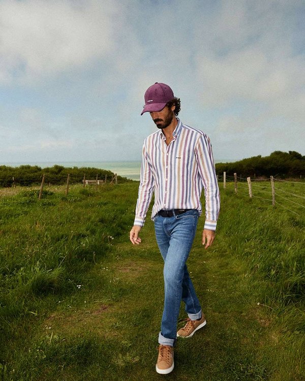 Look jean sales chemise homme