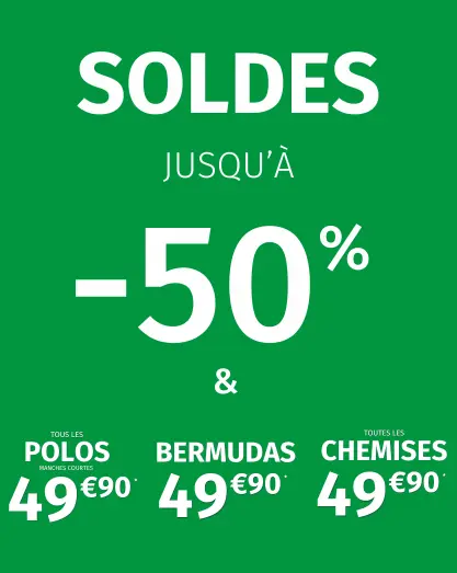 Soldes Mise au Green