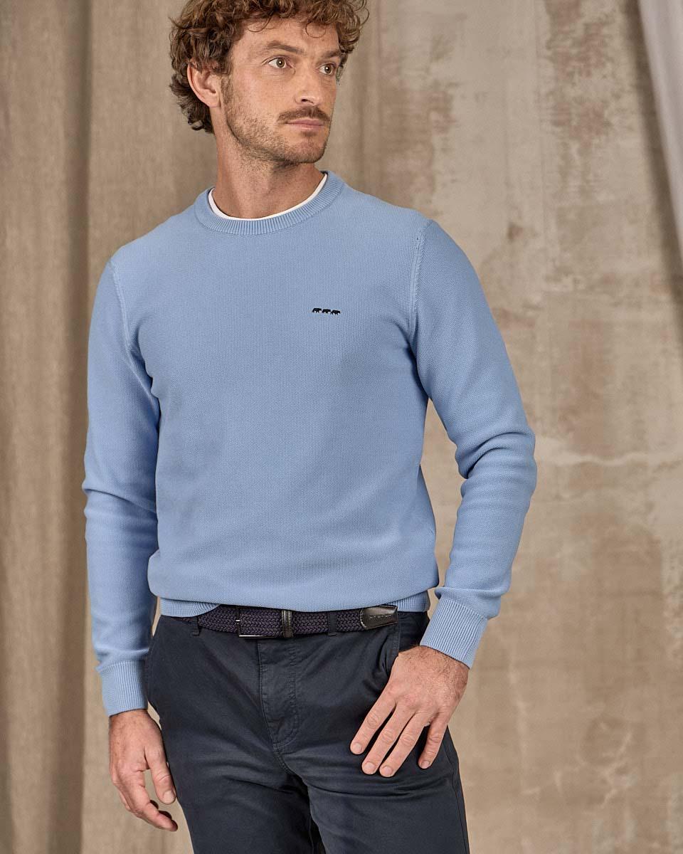 Pull à col rond