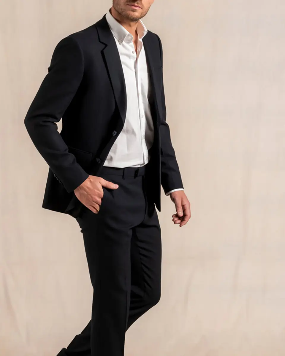 Pantalon bleu marine