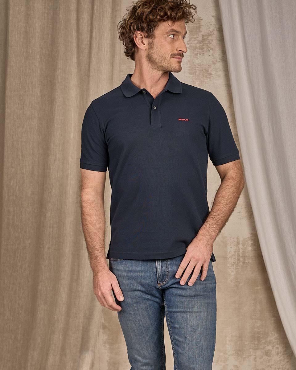 Polo bleu