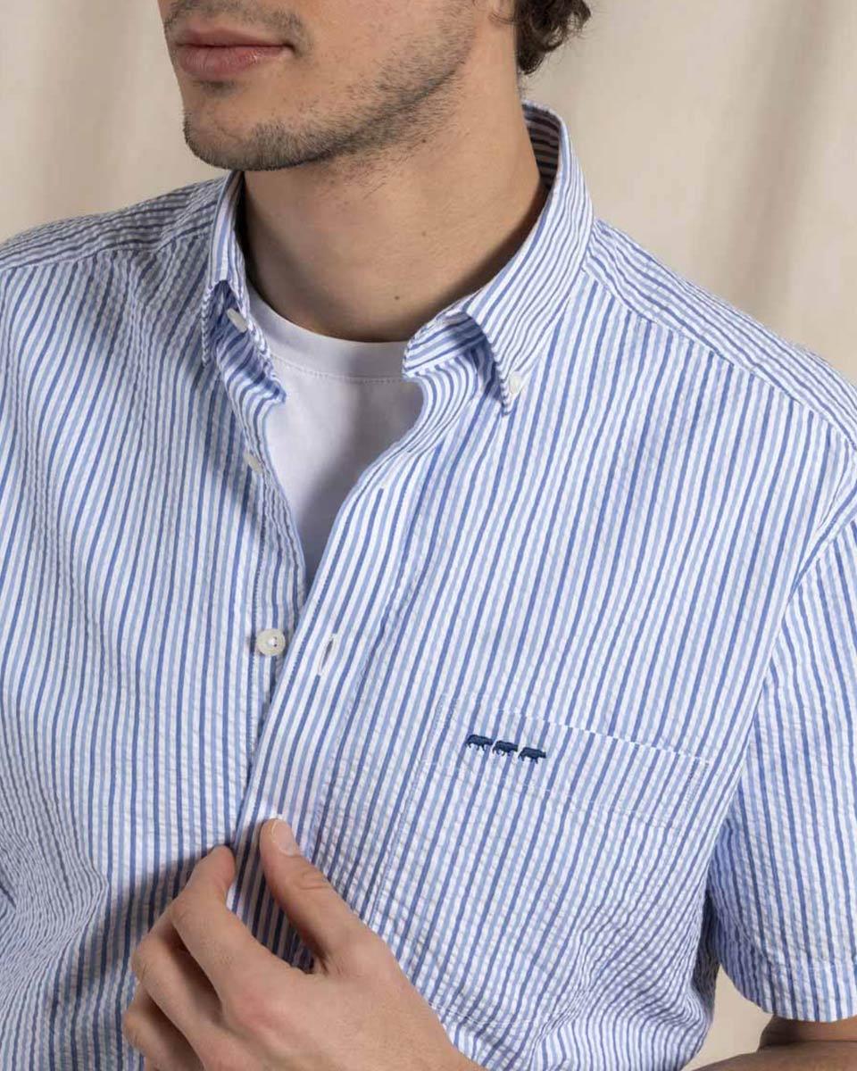 RAYURES BLEU
