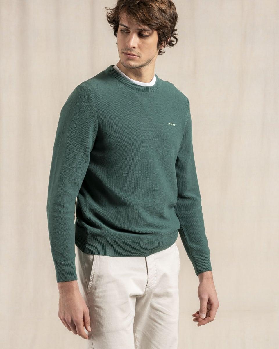 Pull Homme Coton Laine Merinos Cachemire Mise Au Green