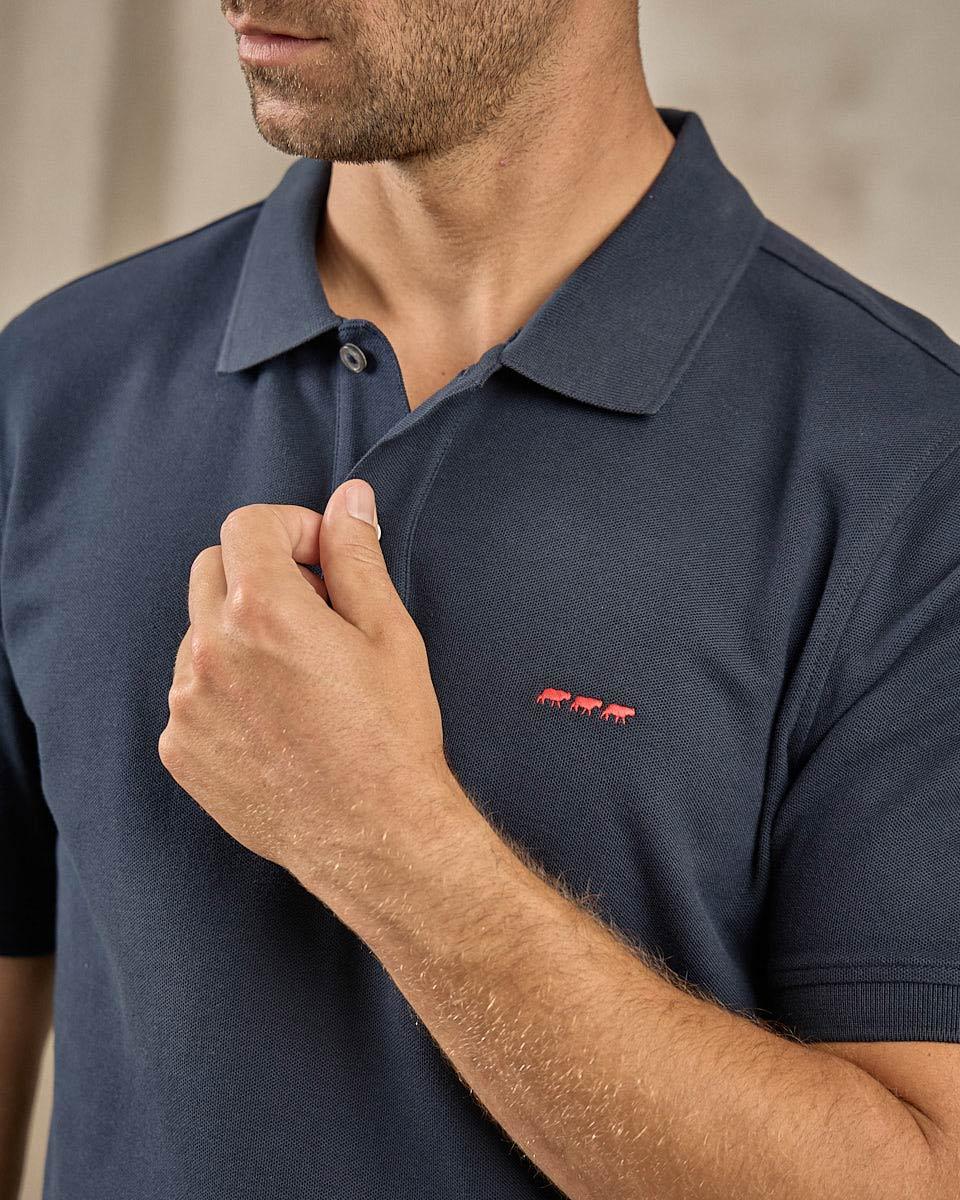 Polo Collin bleu