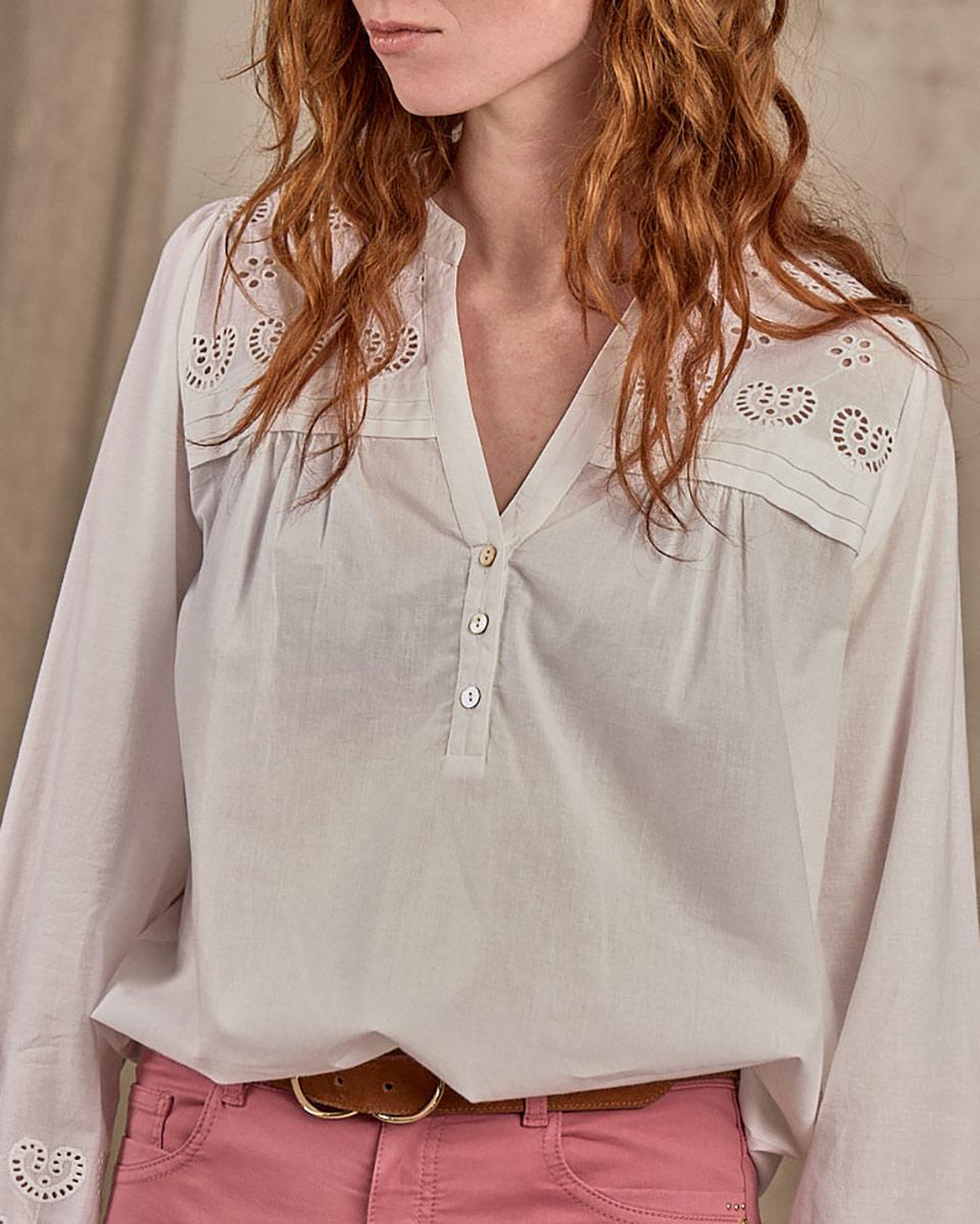 Chemise Denise blanc