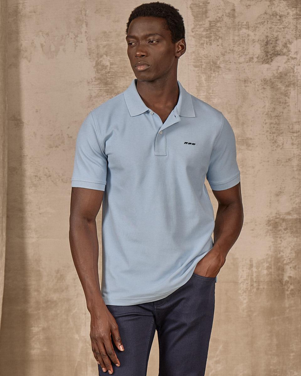 Polo Collin bleu
