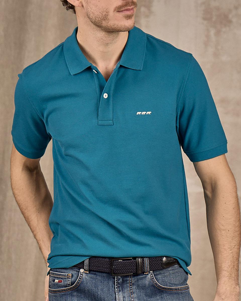 Polo Collin bleu