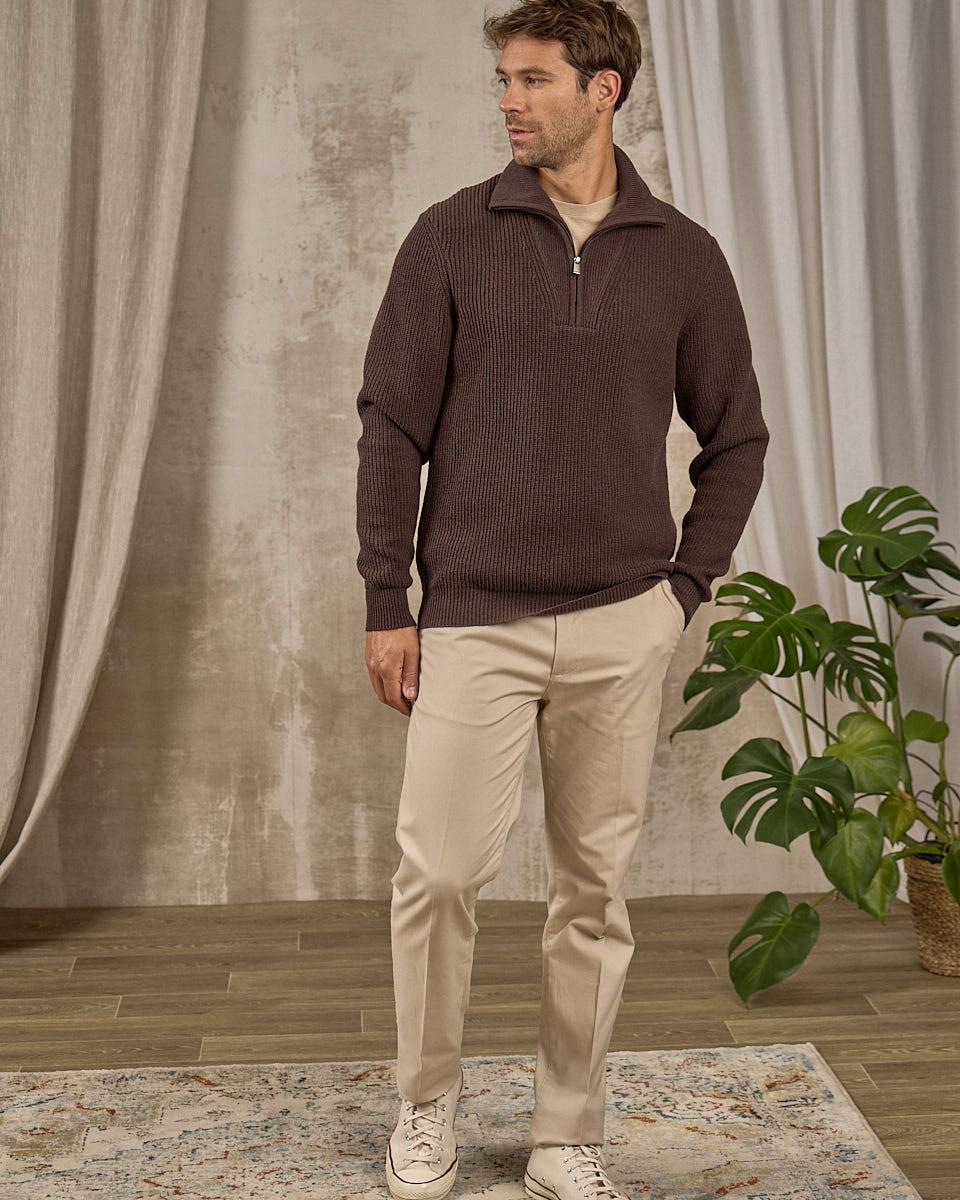 Pull camionneur Elwood beige