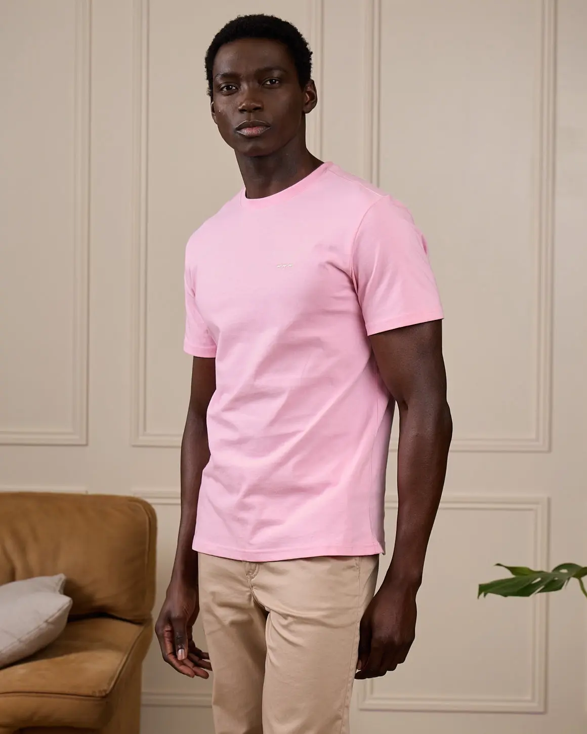 T-shirt Cédric rose
