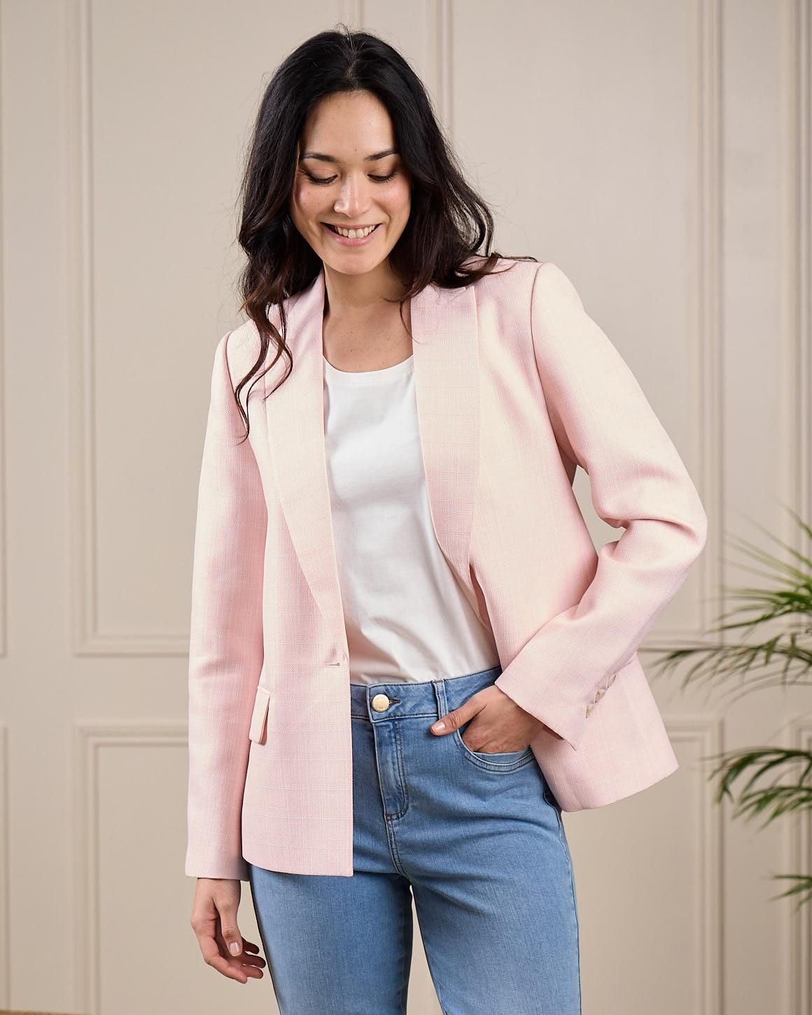Veste blazer rose