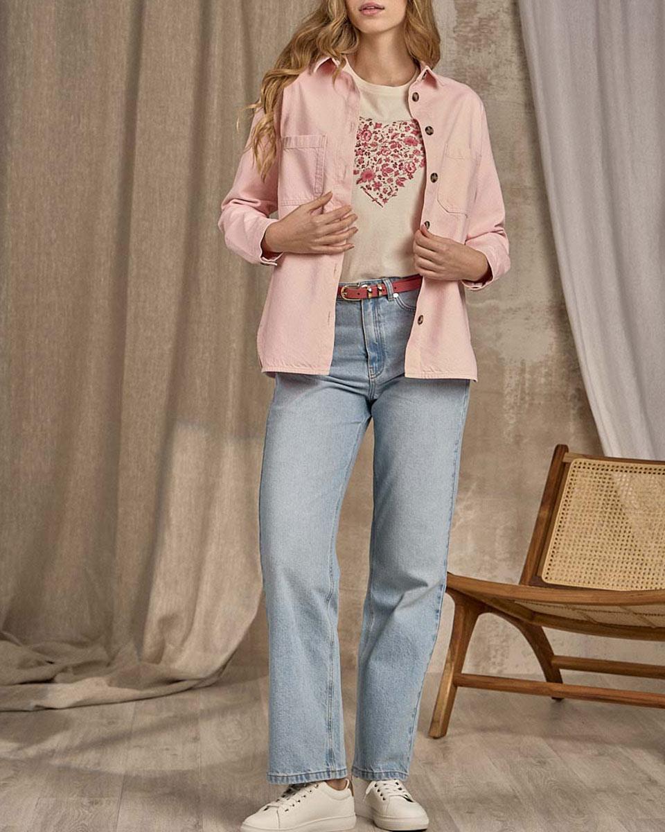 Surchemise Enora rose