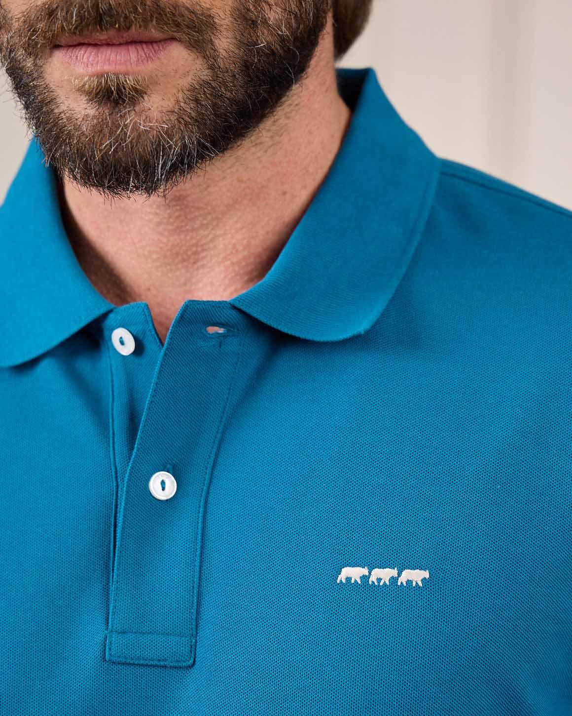 Polo Collin bleu