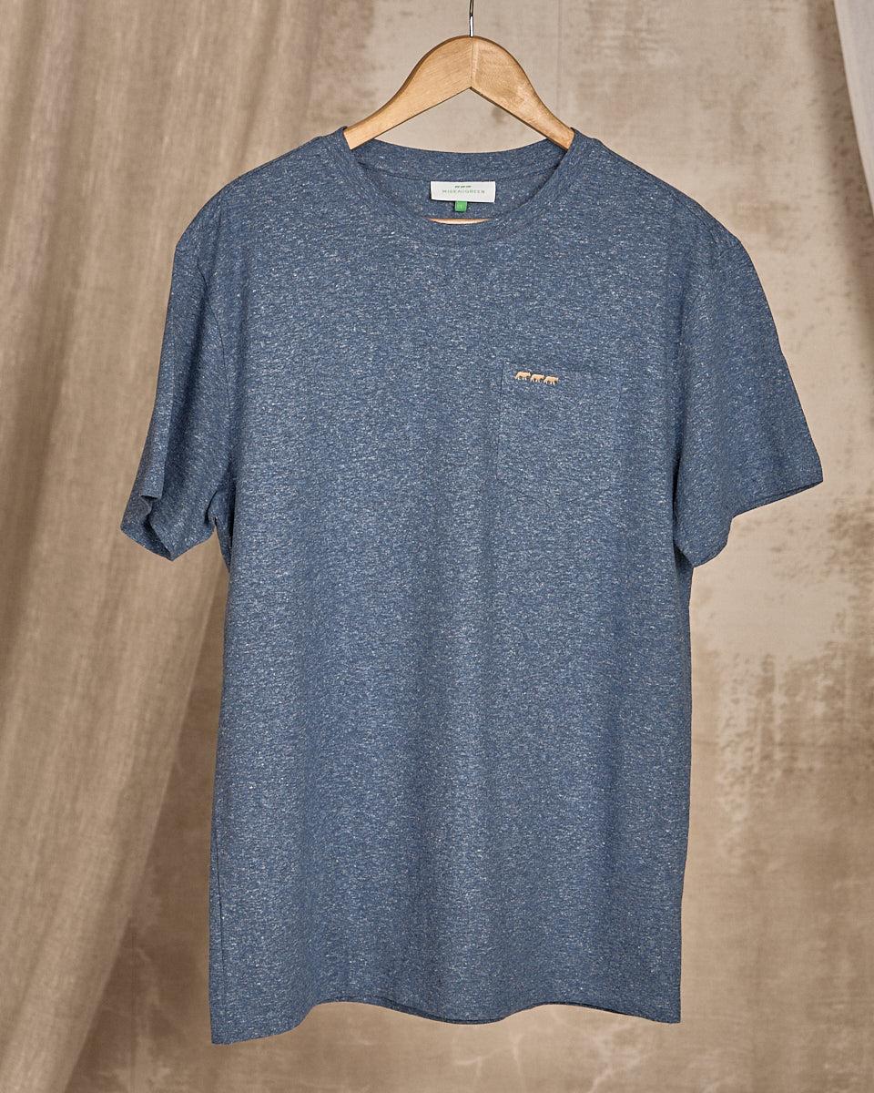 T-shirt poche poitrine rose
