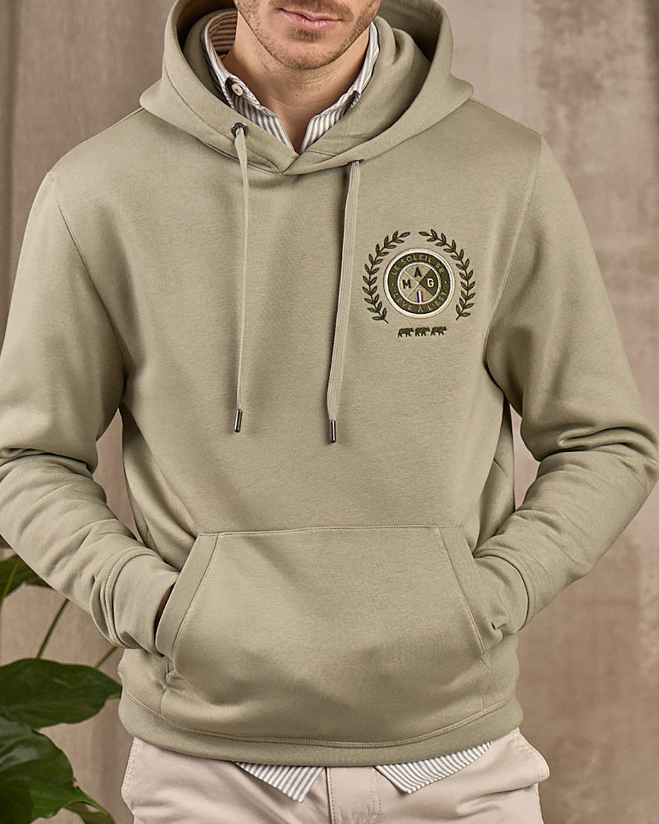 Hoodie vert