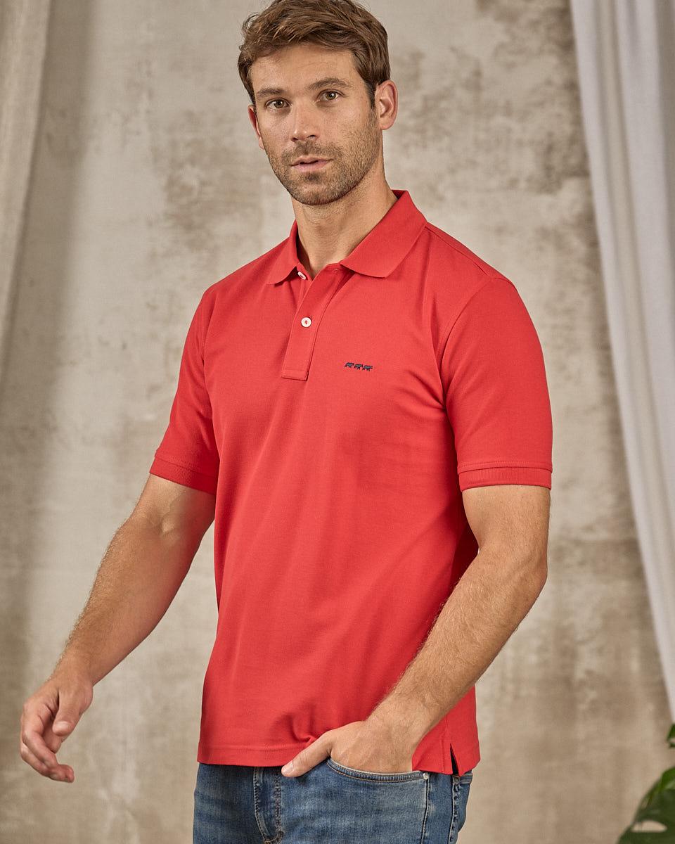 Polo Collin rouge