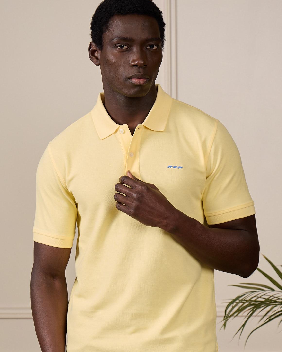 Polo Collin jaune