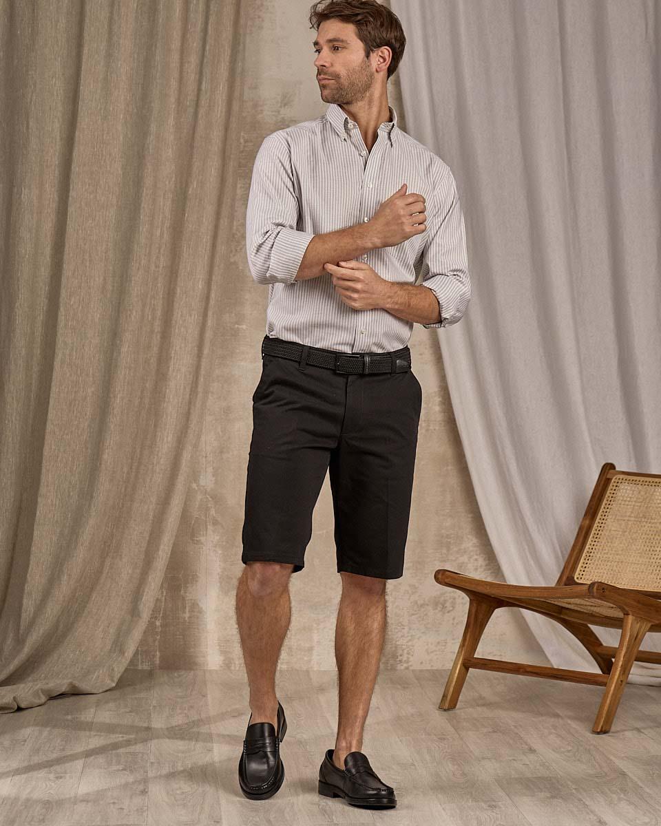 Bermuda chino noir