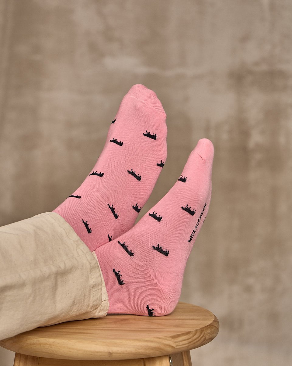 Chaussettes Billie rose