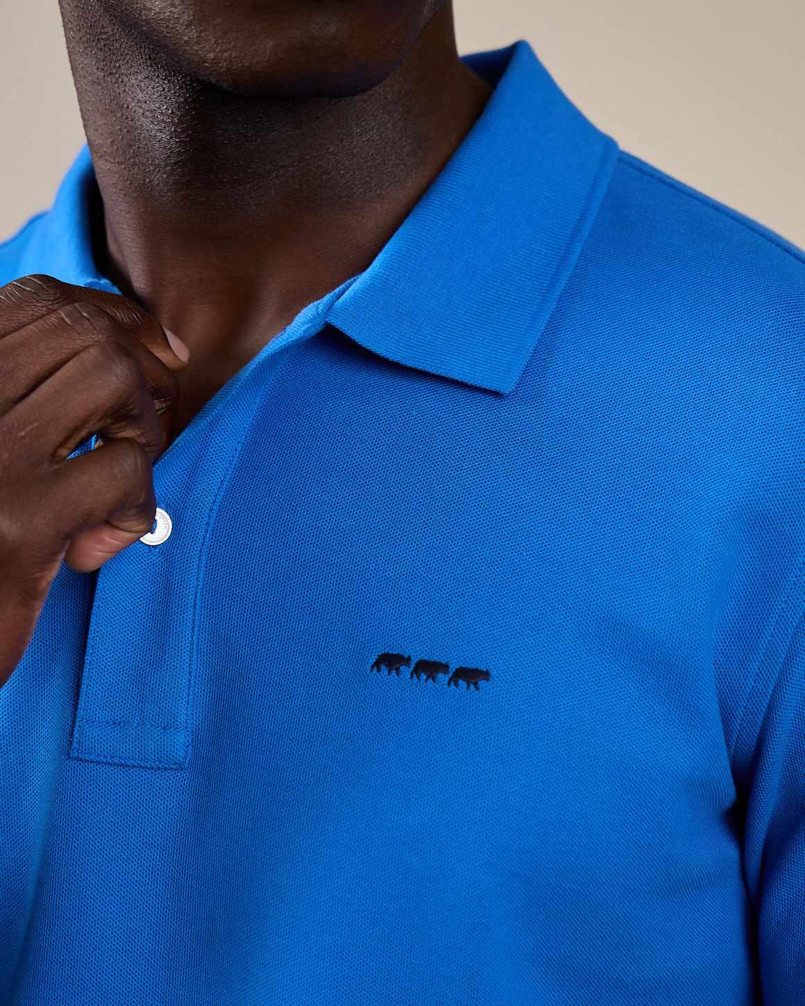 Polo Collin bleu