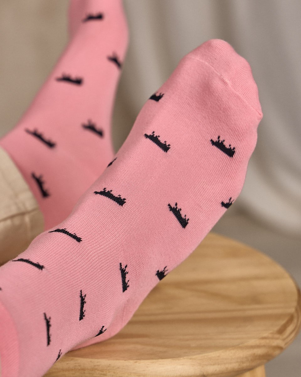 Chaussettes Billie rose