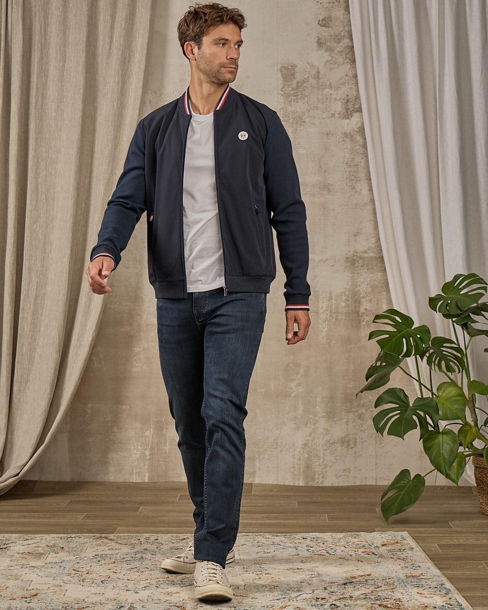 Blouson Dorian bleu