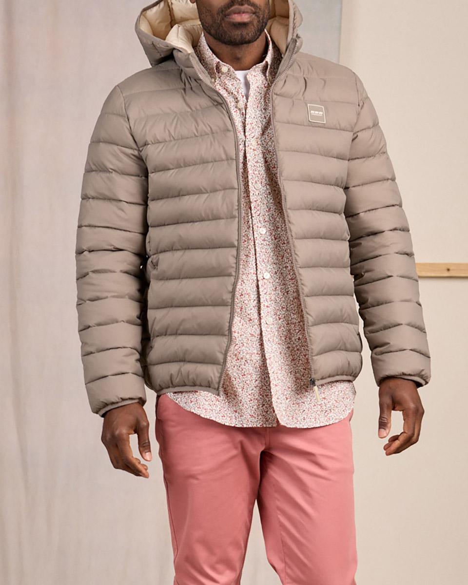 Doudoune légère beige