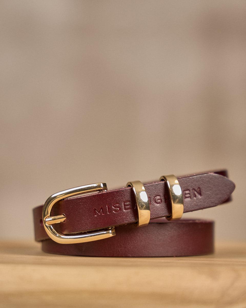Ceinture fine rouge