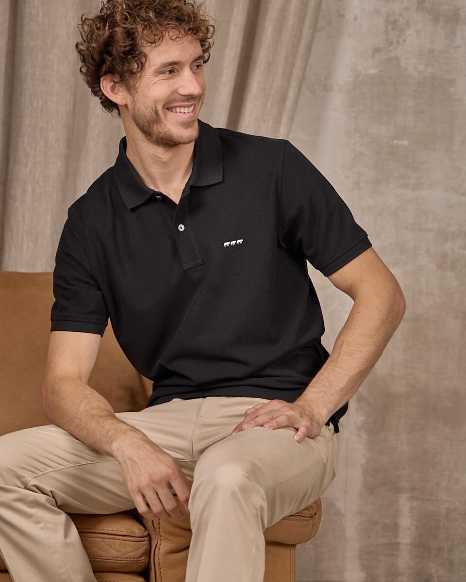 Polo Collin noir
