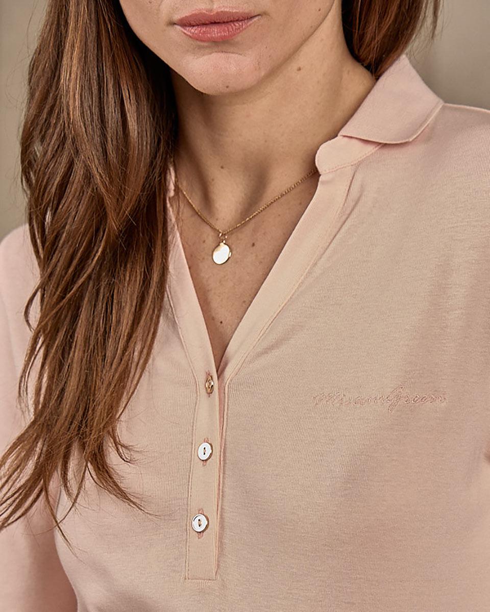 Polo Coralie rose