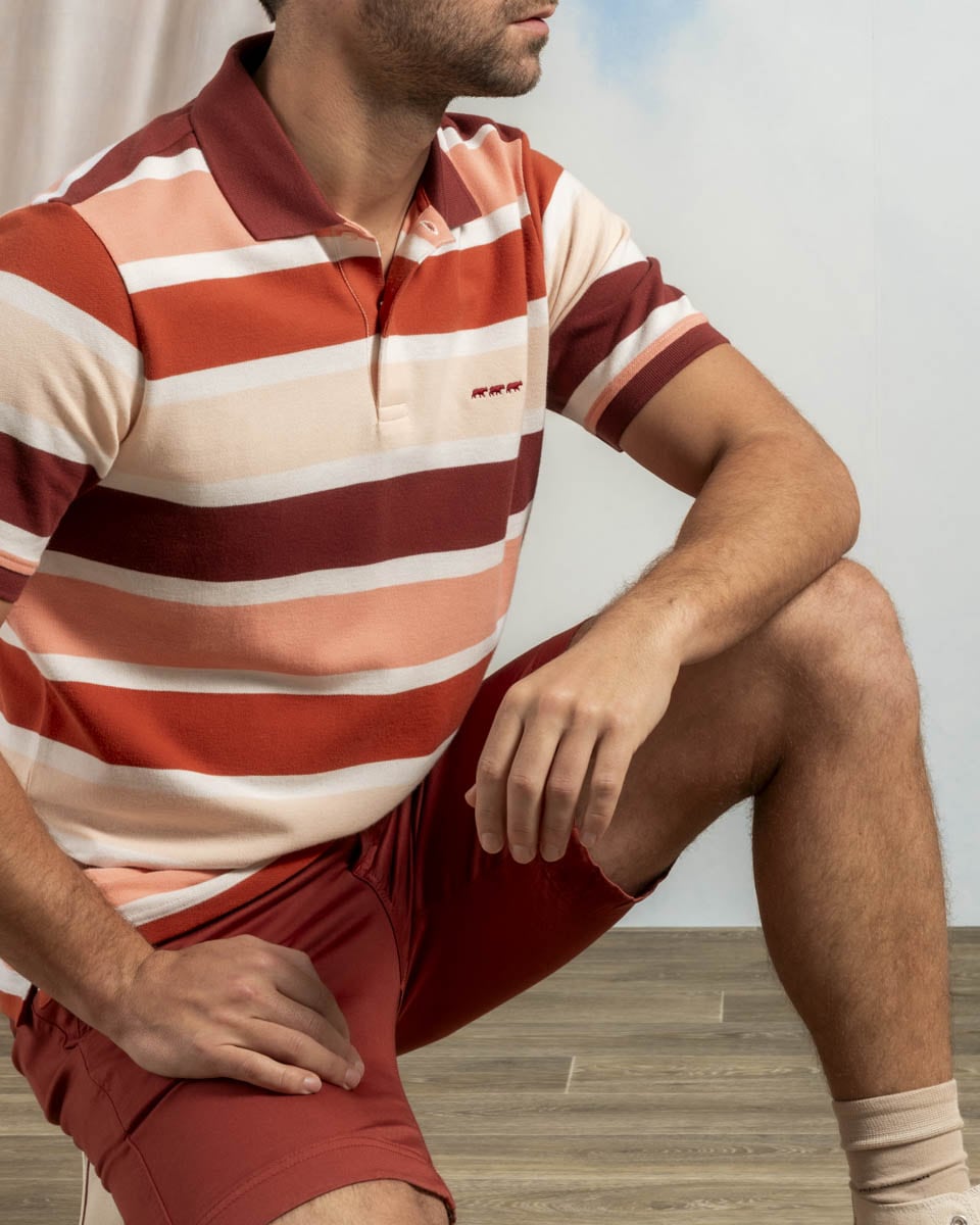 Polo larges rayures