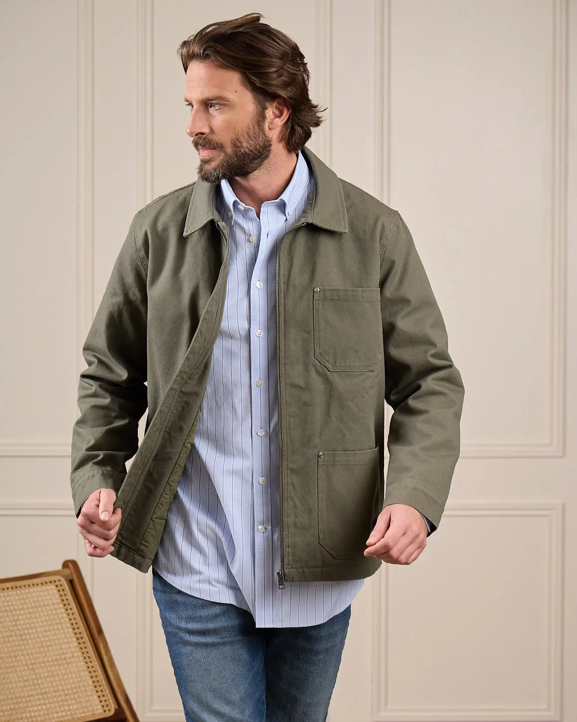 Veste casual Gabain vert