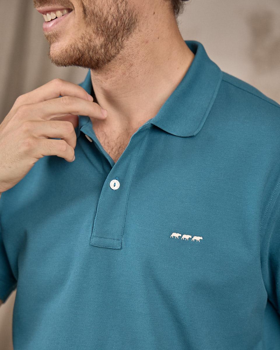 Polo Collin bleu