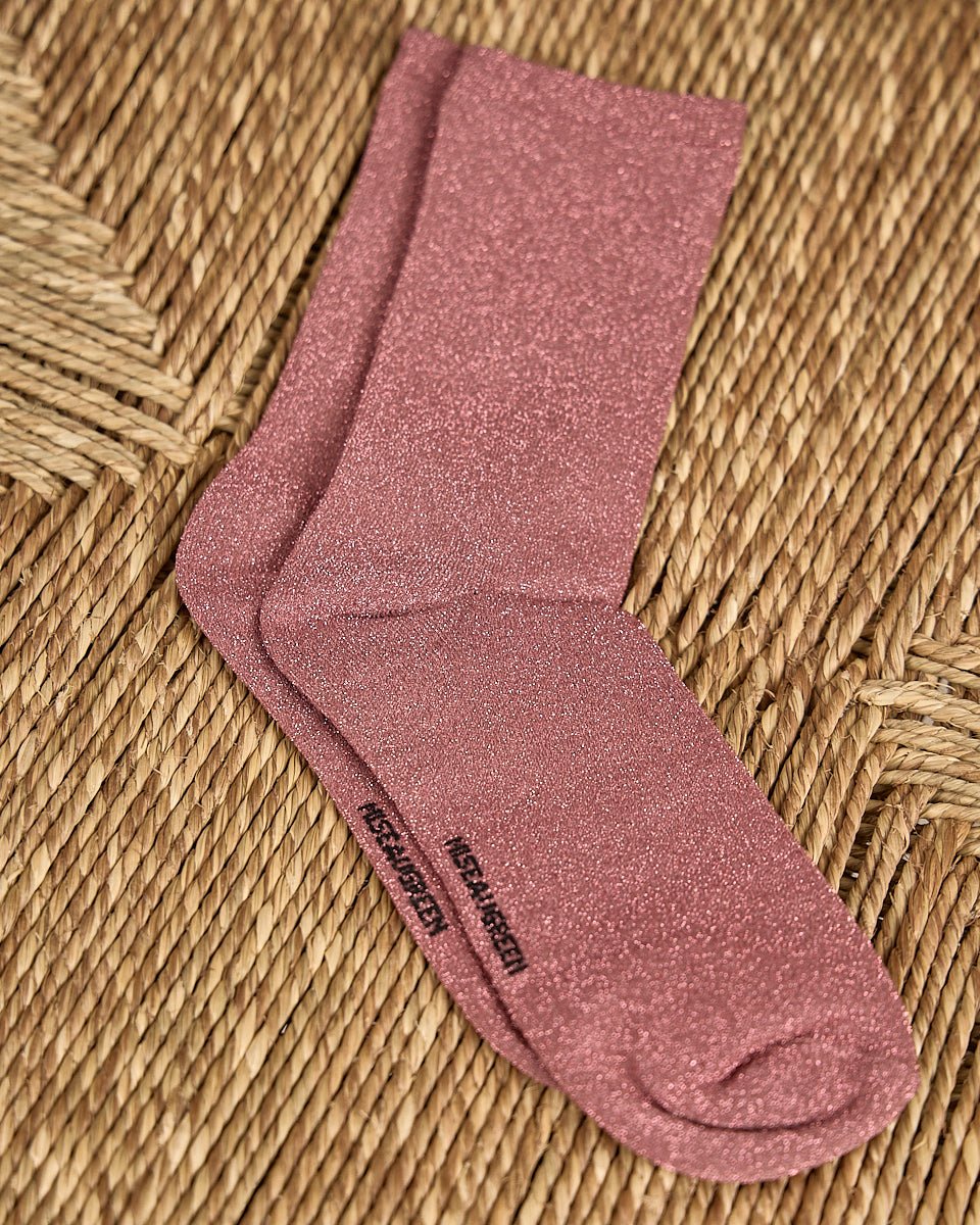 Chaussettes Célia rose