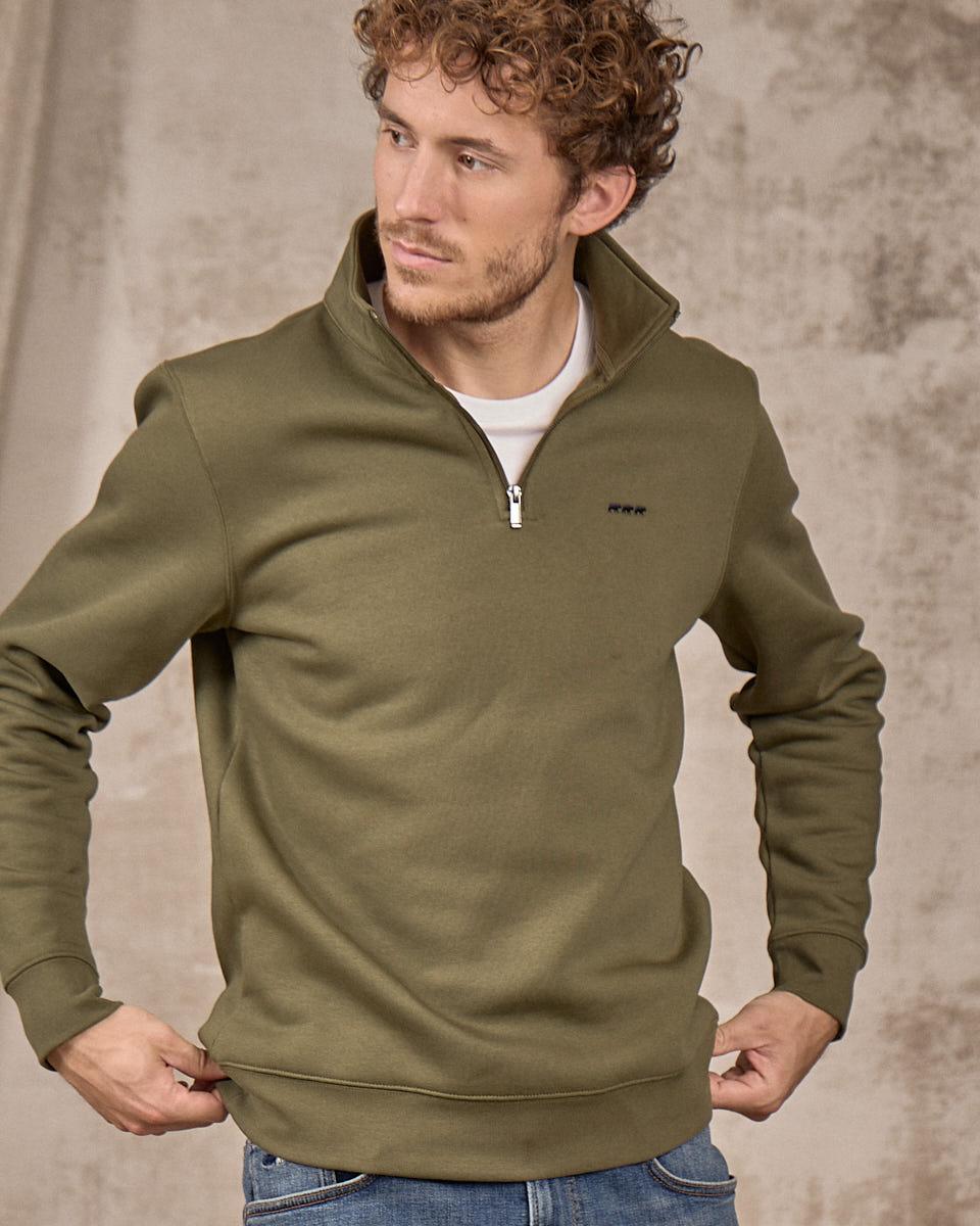 Sweat camionneur Ellian vert