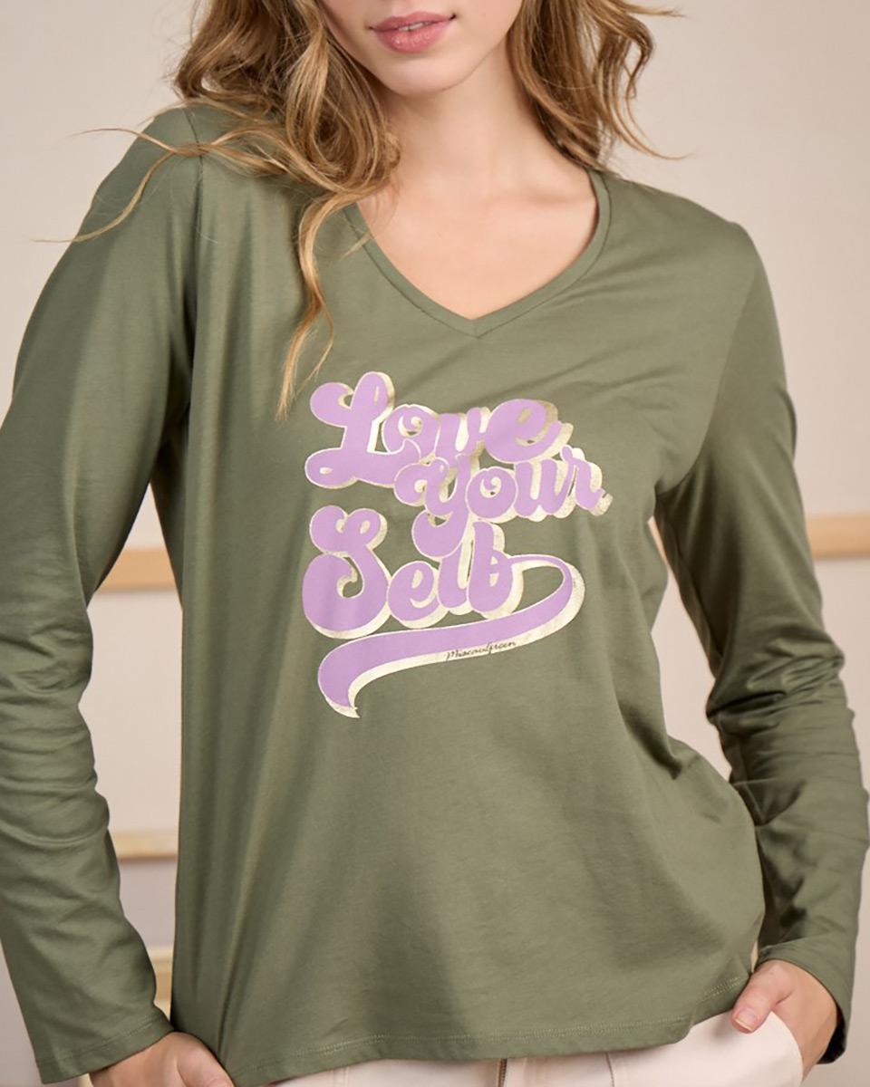 T-shirt Cécile vert