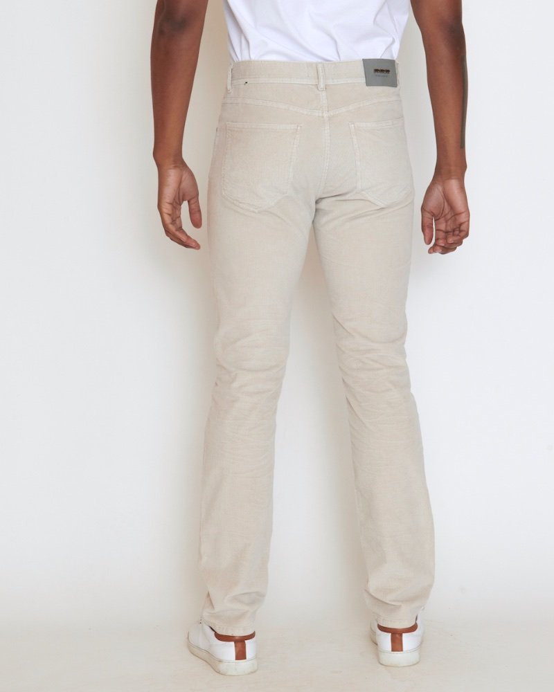 Pantalon en velours côtelé coton Standard 100 by OEKO-TEX® beige