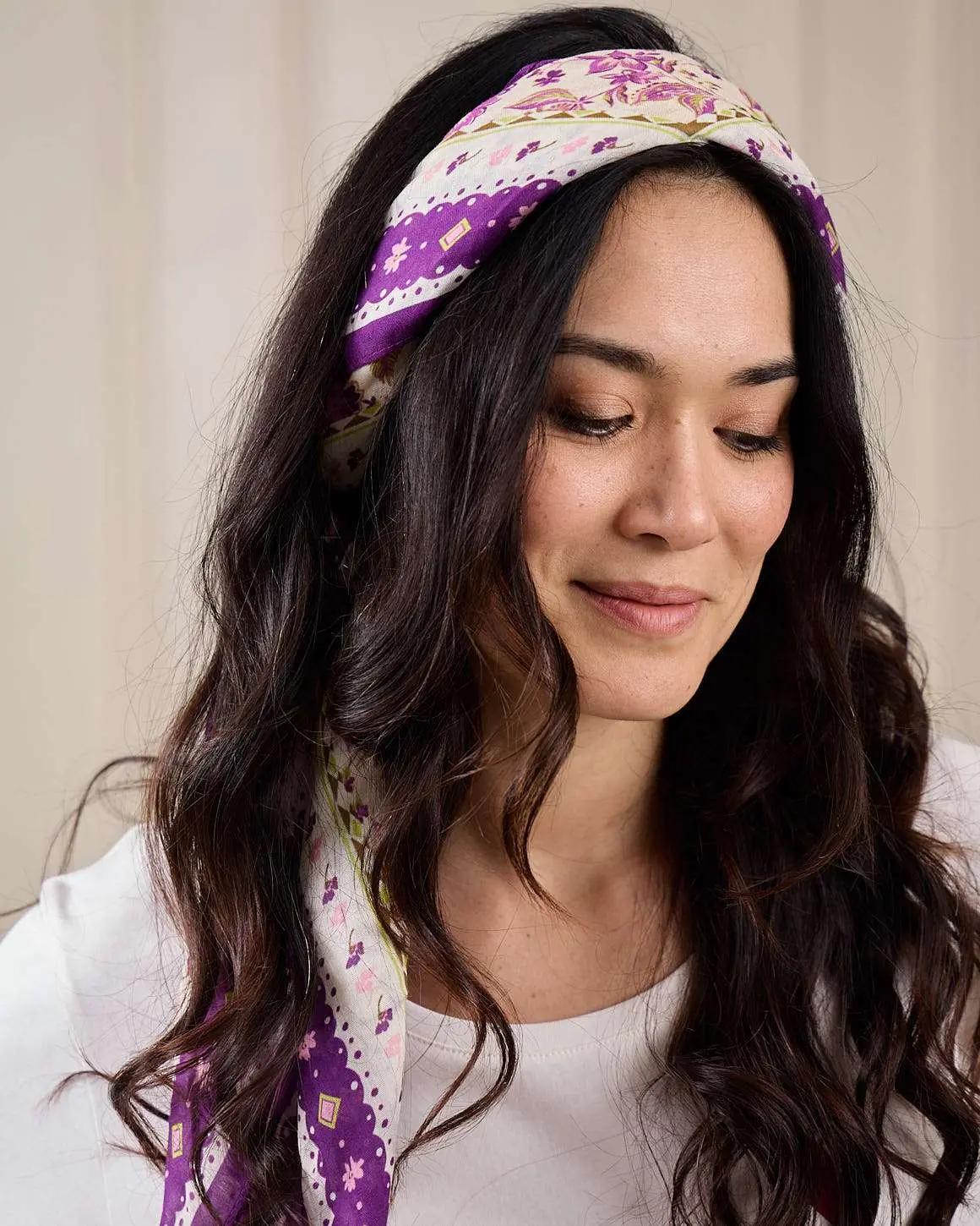 Foulard Gaëlle violet