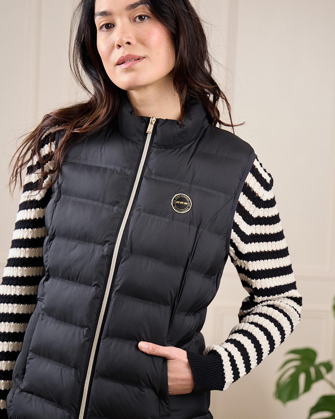 Doudoune sans manches noir