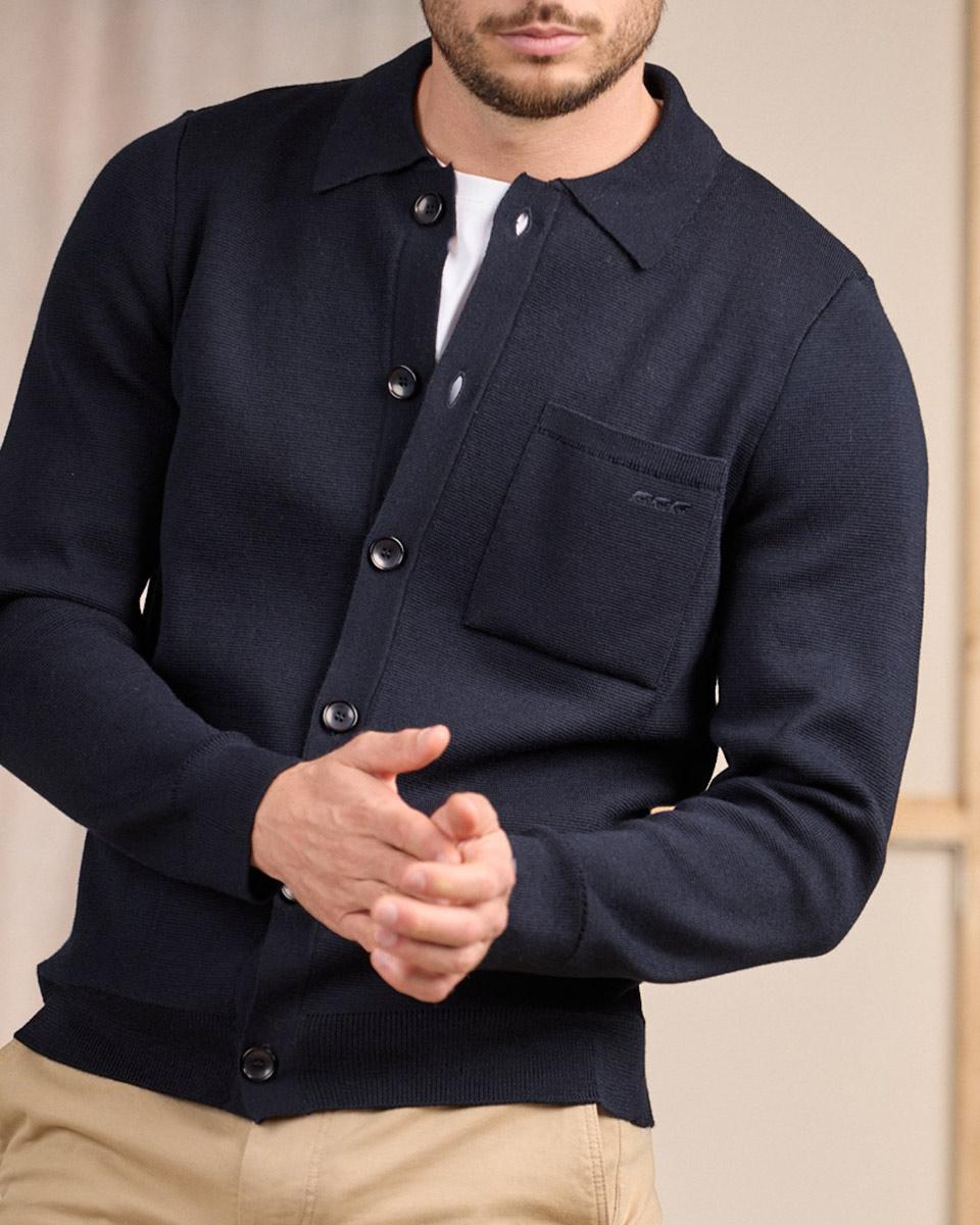 Cardigan Casper bleu
