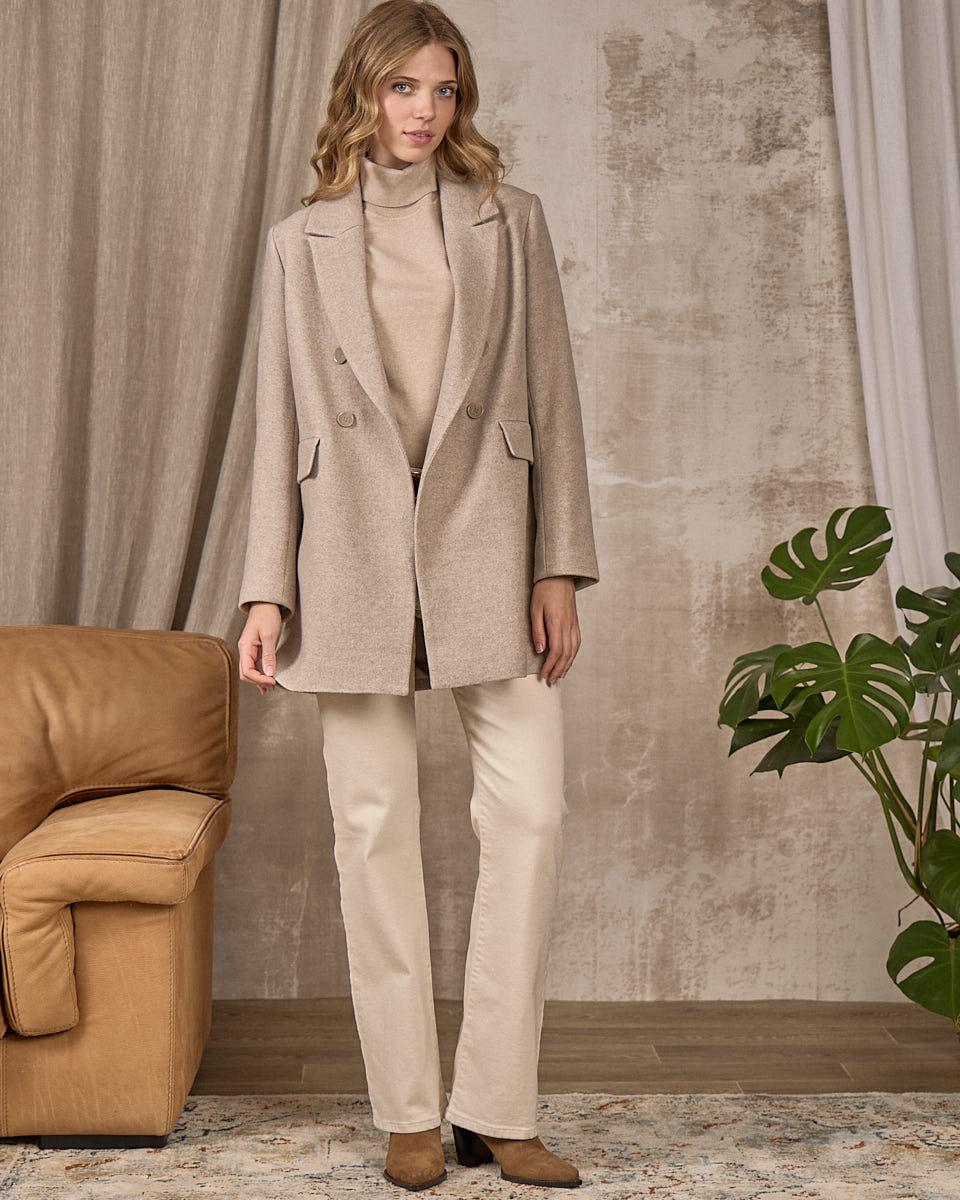 Manteau beige