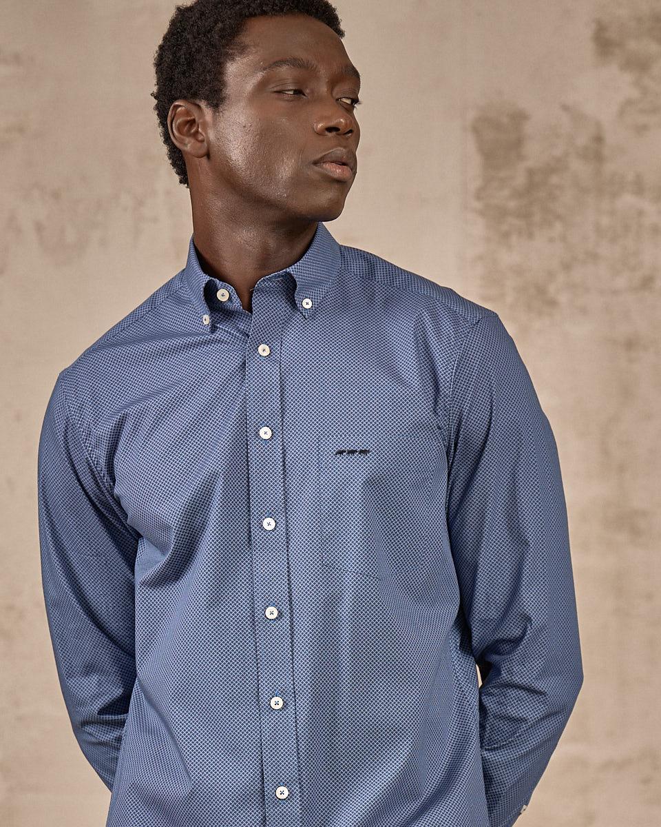 Chemise Elijah bleu