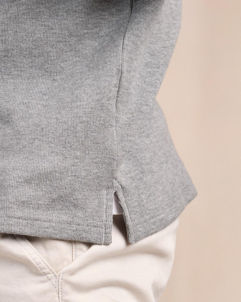 Polo manches longues regular fit à épaulettes