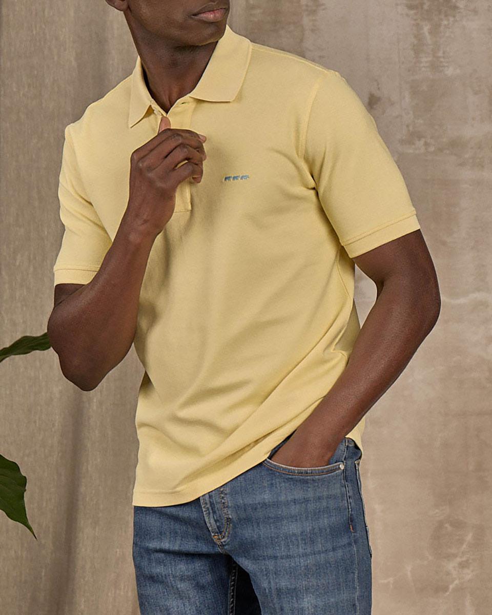 Polo Collin jaune