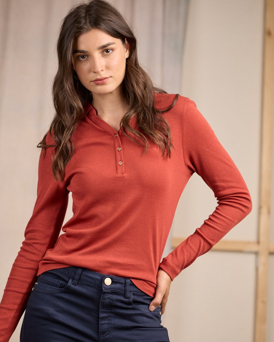 Polo Coralie beige
