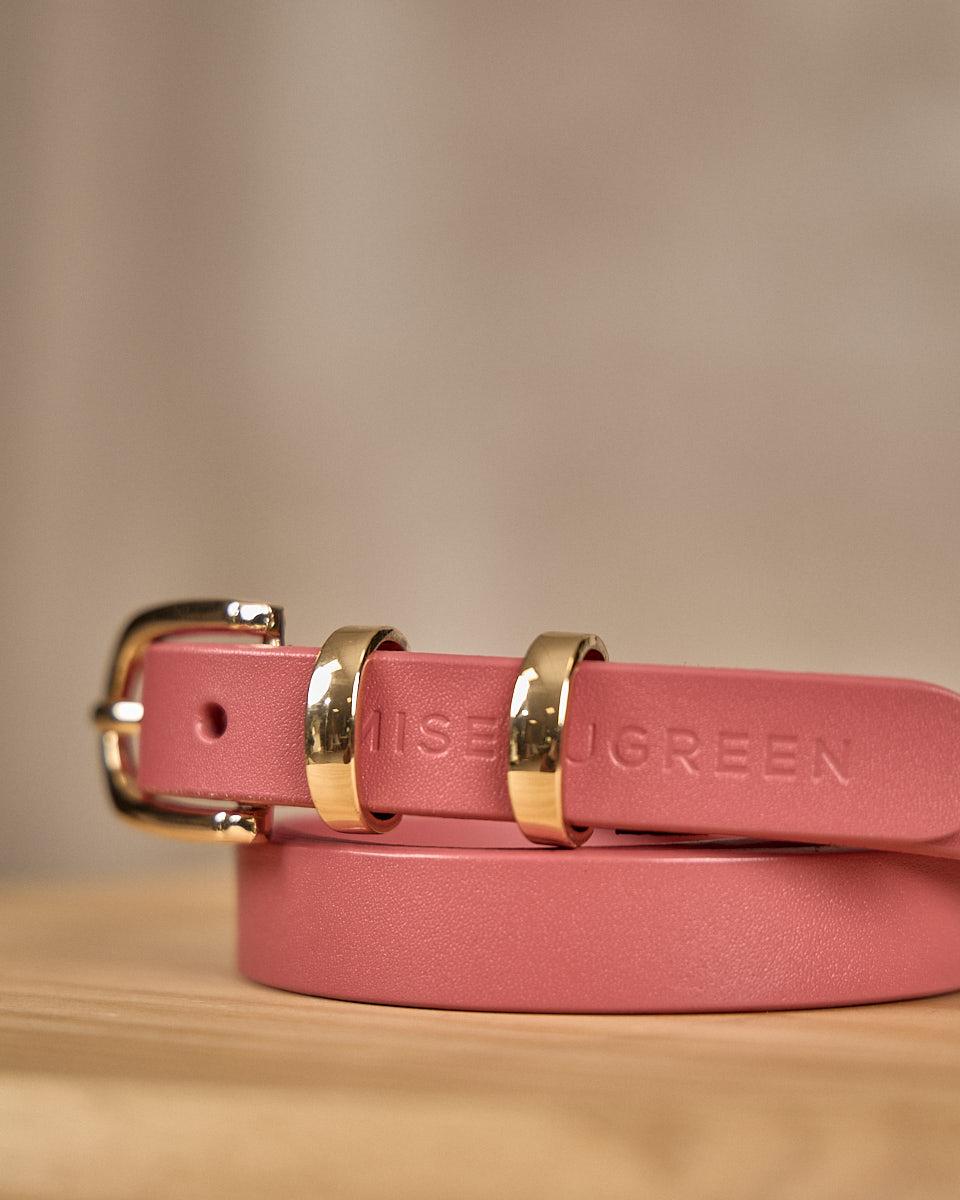 Ceinture fine rose