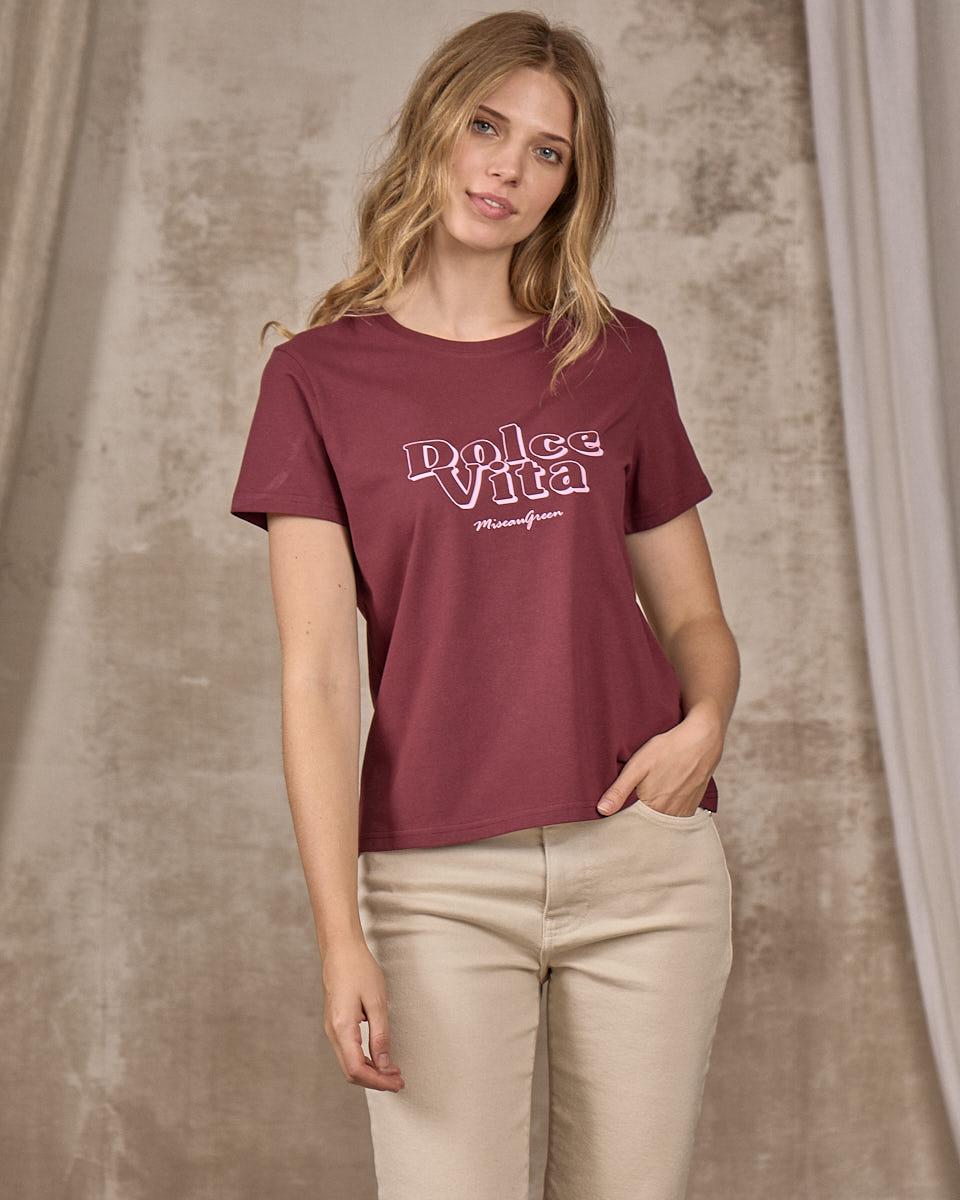 T-shirt Dolce Vita rouge