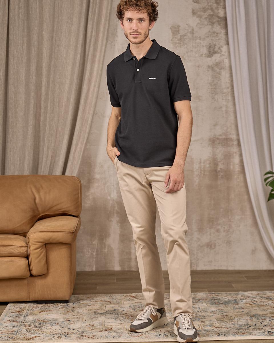 Polo Collin noir