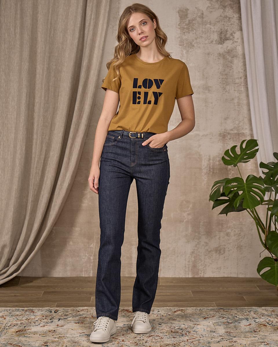 T-shirt Élodie jaune